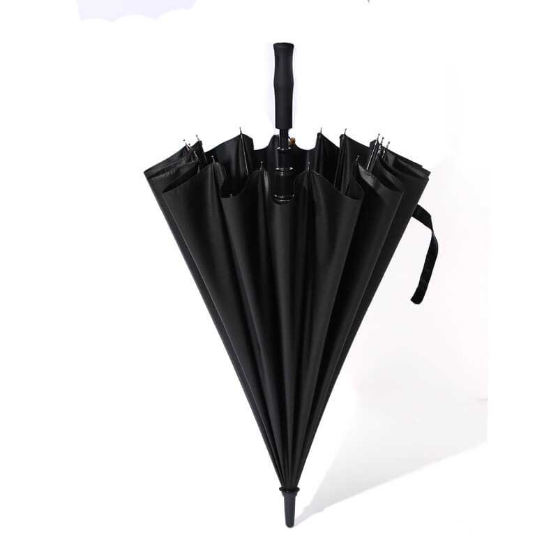 16骨23寸碰擊布直桿廣告傘絲印定制  第3張