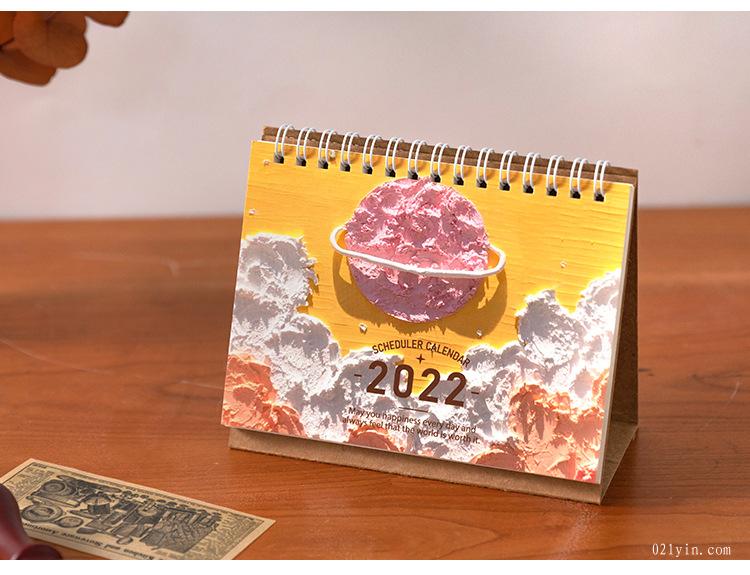 2022年臺歷文藝復興系列 桌面臺歷復古油畫線圈日歷 6款  第4張