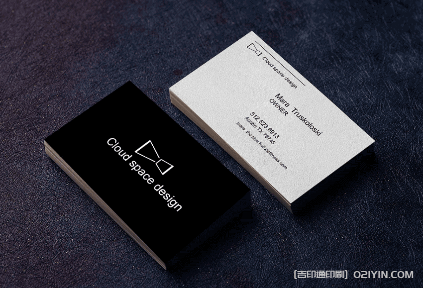 上海房地產名片印刷  第3張