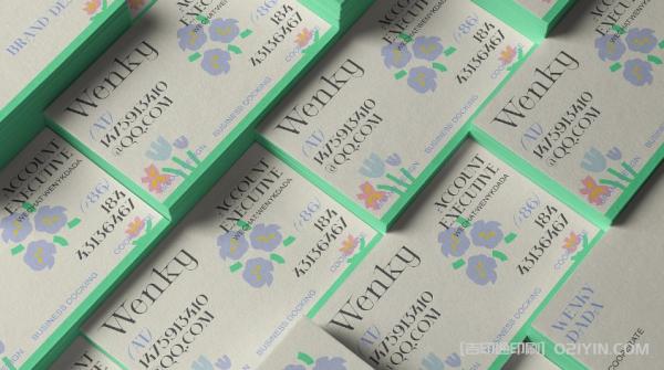 ?英文名片設計印刷  第2張